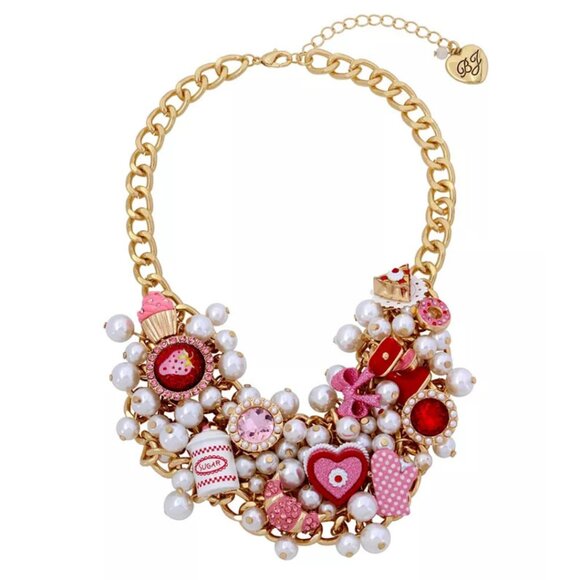 Betsey Johnson Jewelry - Betsey Johnson Sweets Baking Bib Necklace